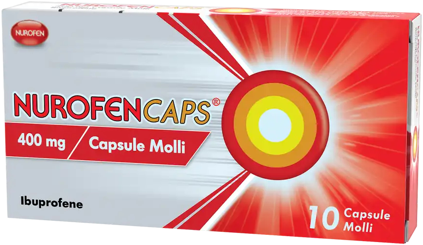 NUROFENCAPS*10 CAPSULE MOLLI 400MG