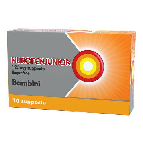 NUROFENJUNIOR 10 Supposte 125mg