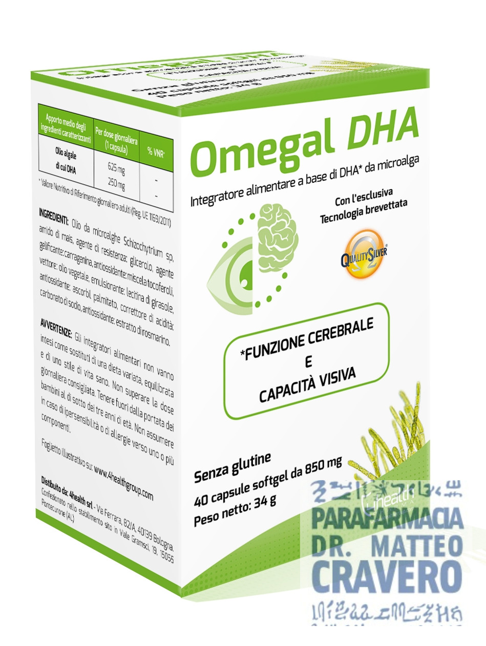 Omegal Dha 40 Capsule € 22,01 prezzo Parafarmacia Cravero