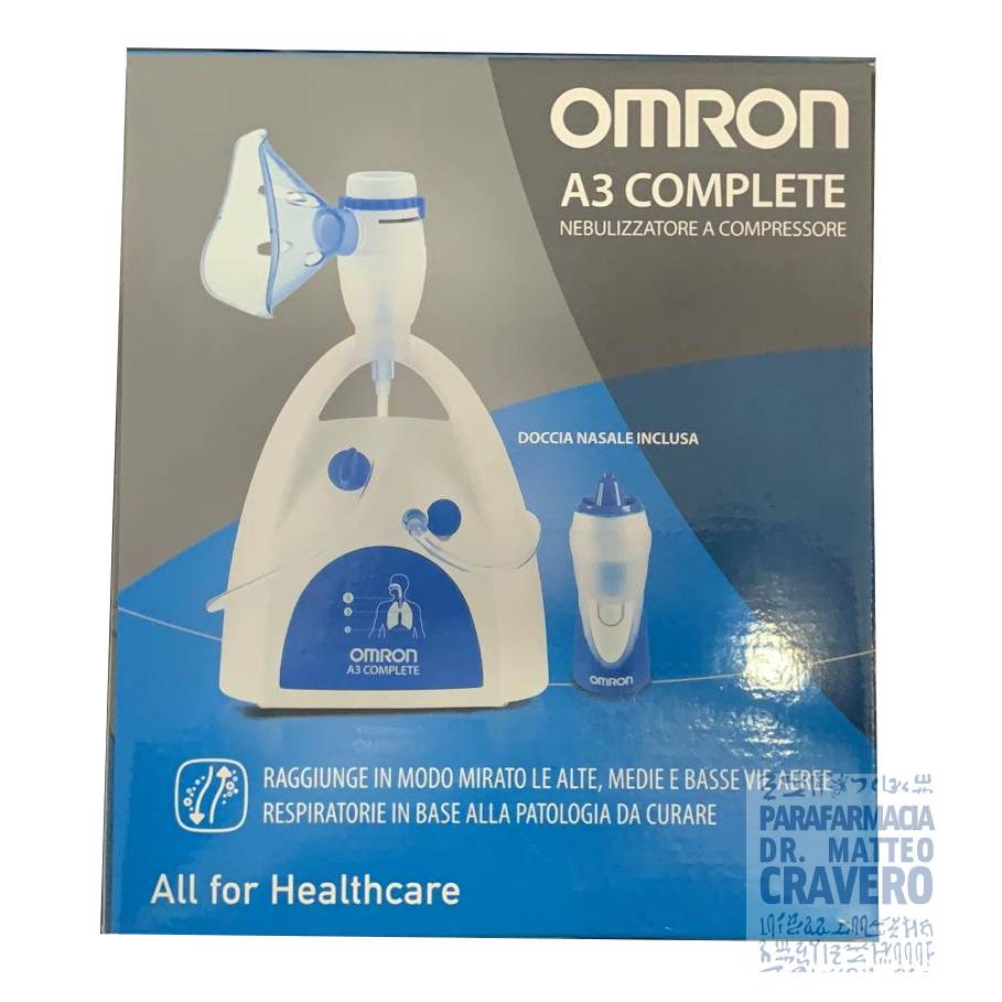 Omron A3 complete nebulizzatore con doccia nasale
