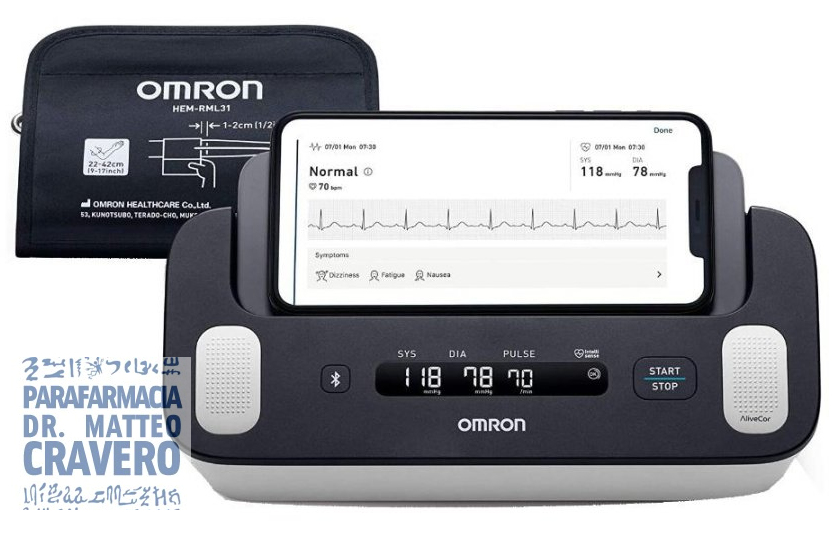 OMRON MISURATORE PRESSIONE + ECG