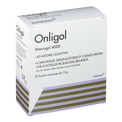 ONLIGOL MACROGOL 4000 20 BUSTINE