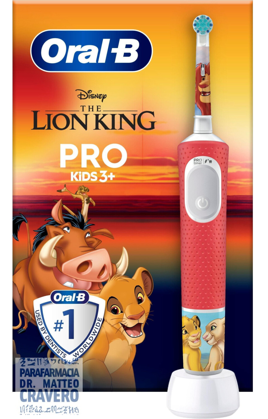ORAL B VITALITY RE LEONE KIDS 3+