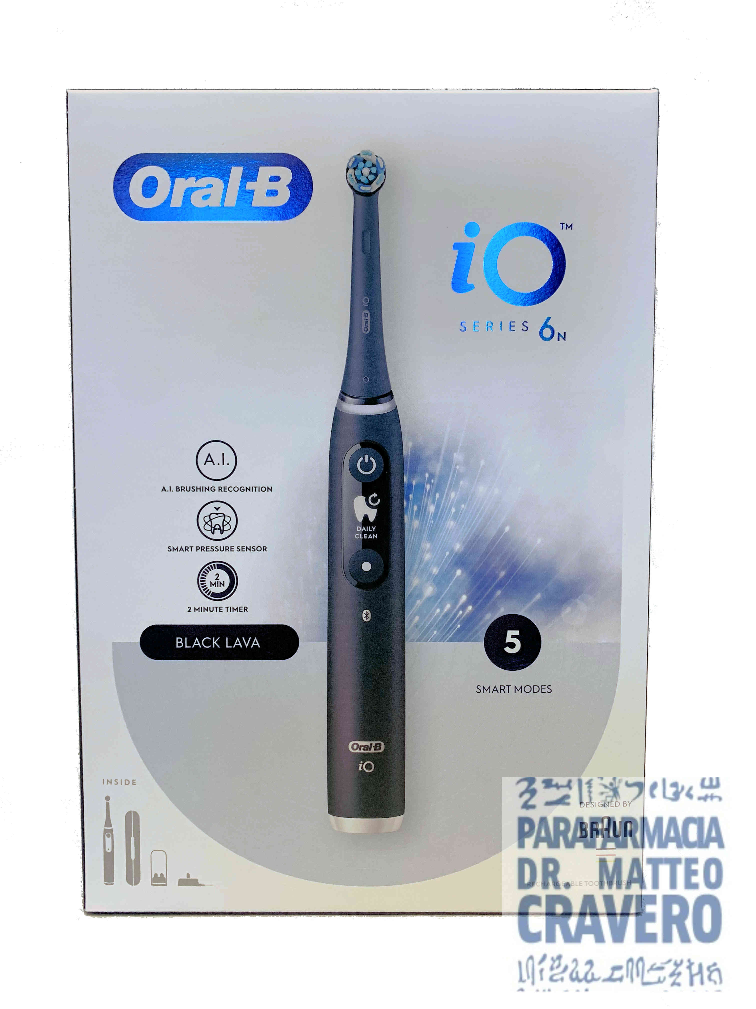 Oral B Io 6 Black € 117,50 prezzo Parafarmacia Cravero