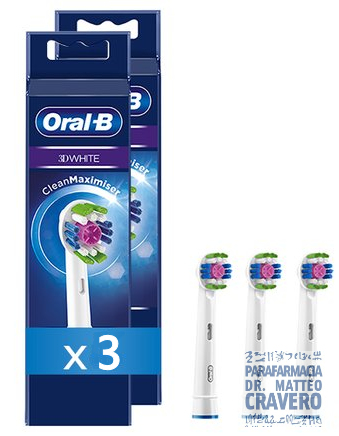 ORALB TESTINE 3D White 3 testine