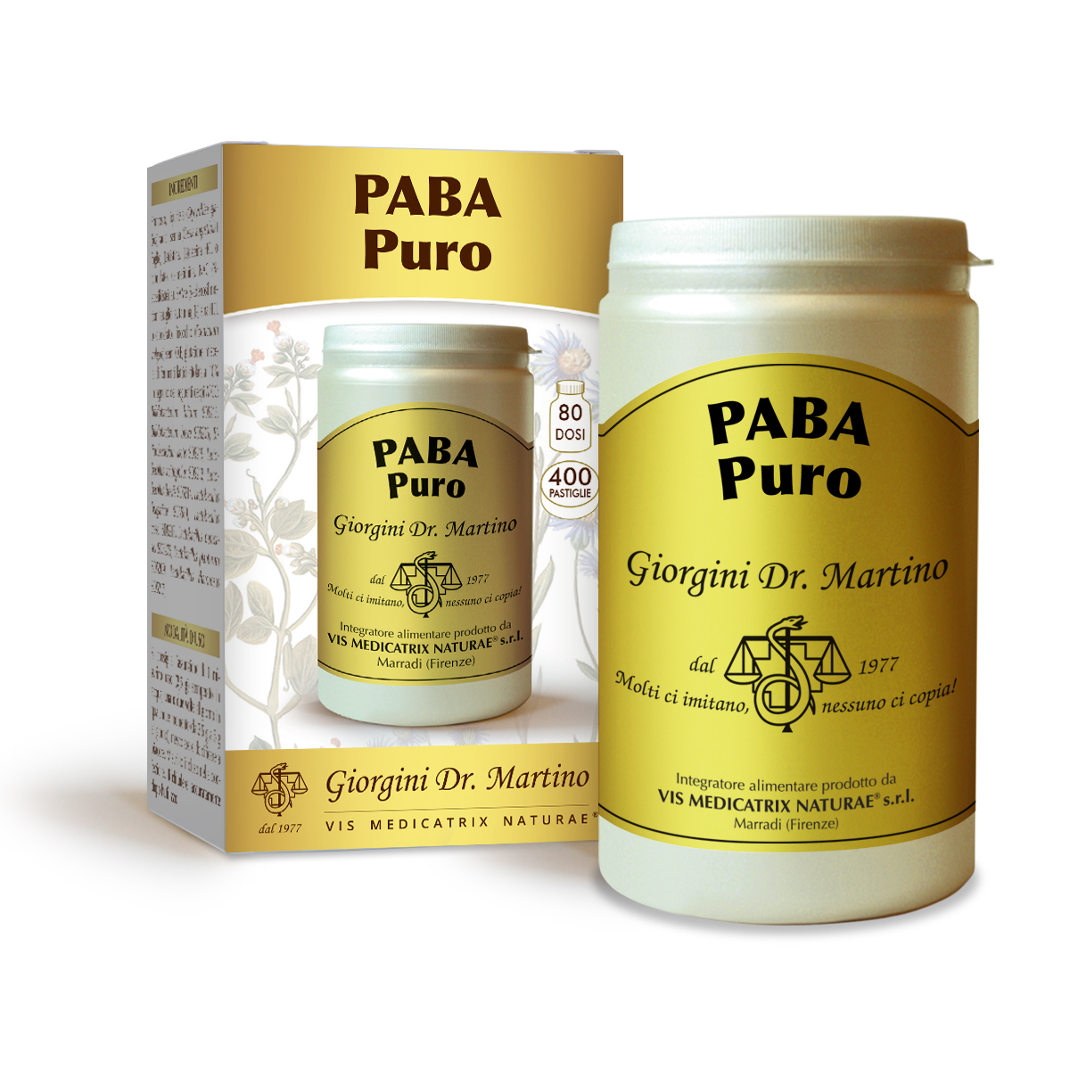 PABA PURO 400 PASTIGLIE