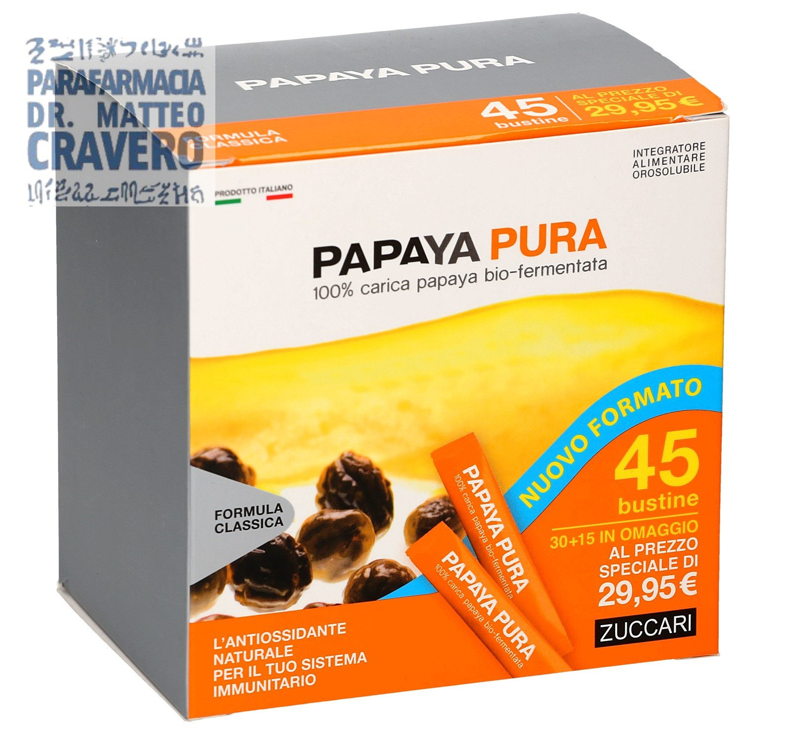 PAPAYA PURA 45 Bustine