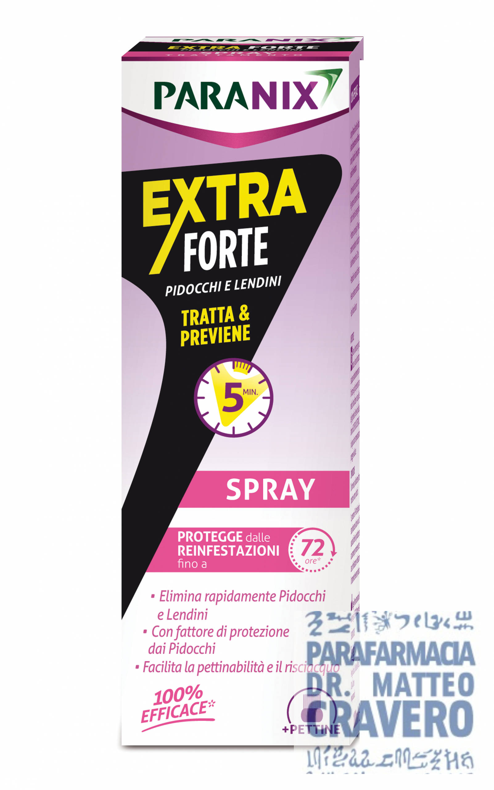 PARANIX SPRAY EXTRAFORTE TRATTAMENTO