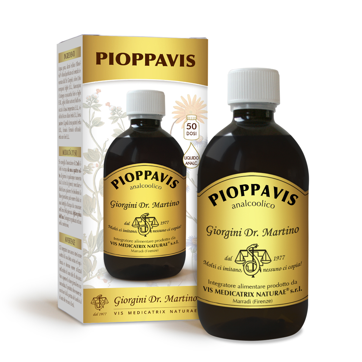 PIOPPAVIS LIQUIDO ANALCOLICO 500ML