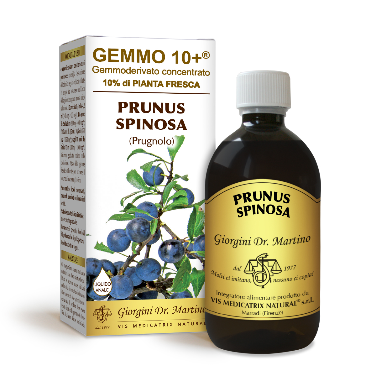 PRUGNOLO 500ML ANALCOLICO GEMMO 10+