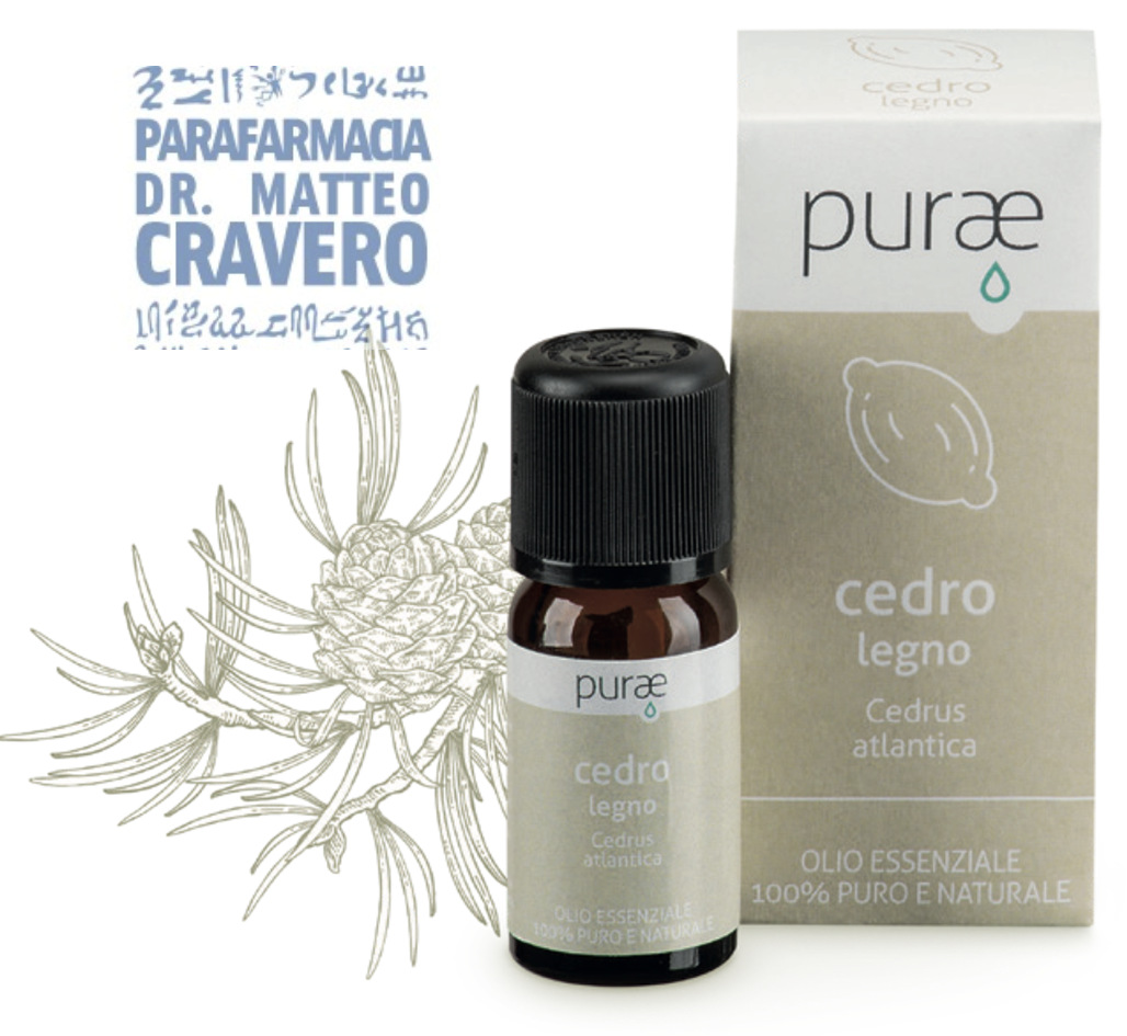 PURAE Cedro Legno olio essenziale 10ml
