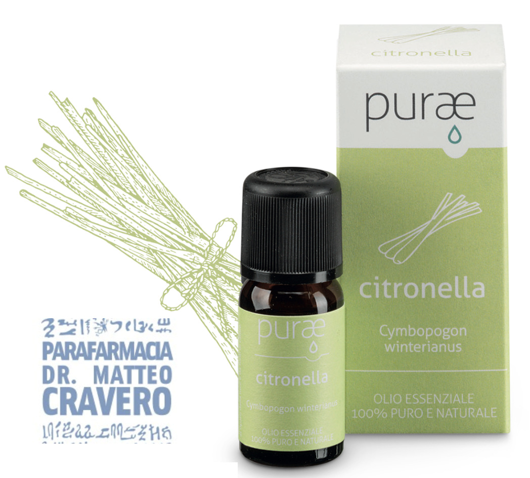 Purae Citronella olio essenziale 10ml