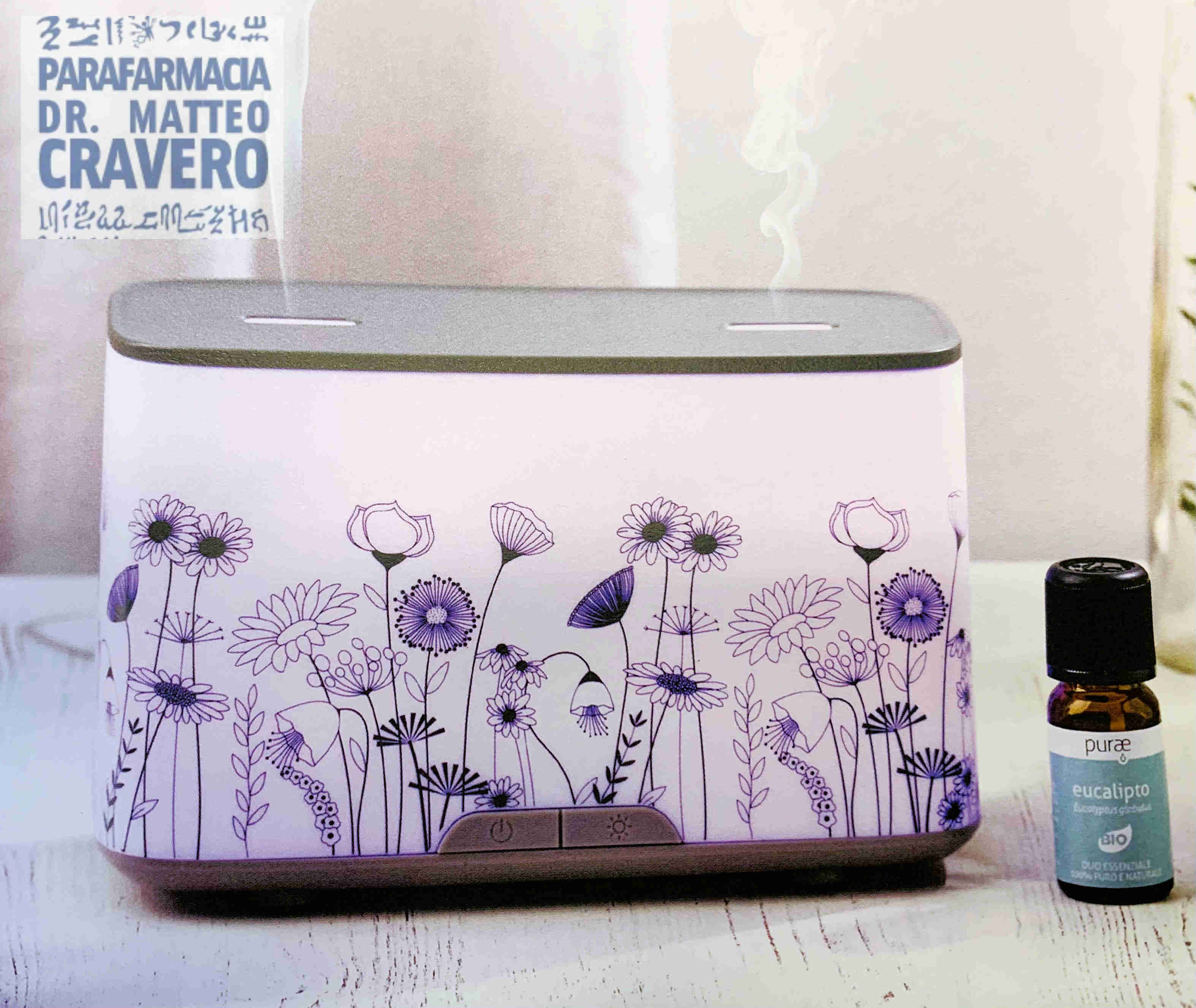 PURAE DUETTO DIFFUSORE AD ULTRASUONI