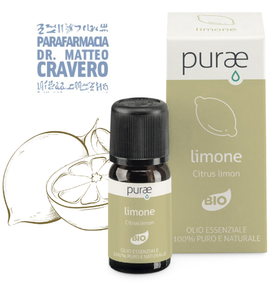 PURAE LIMONE BIO Olio essenziale 10ml
