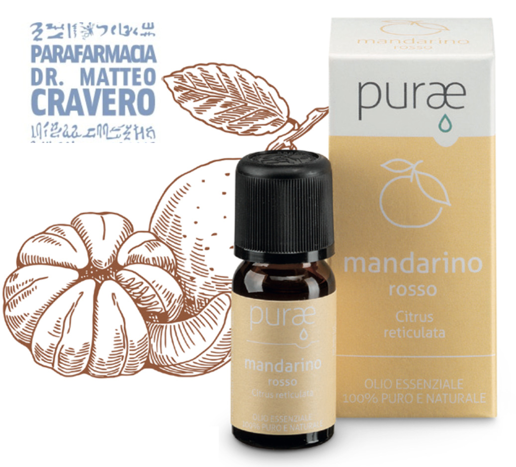 PURAE MANDARINO BIO Olio Essenziale 10ml