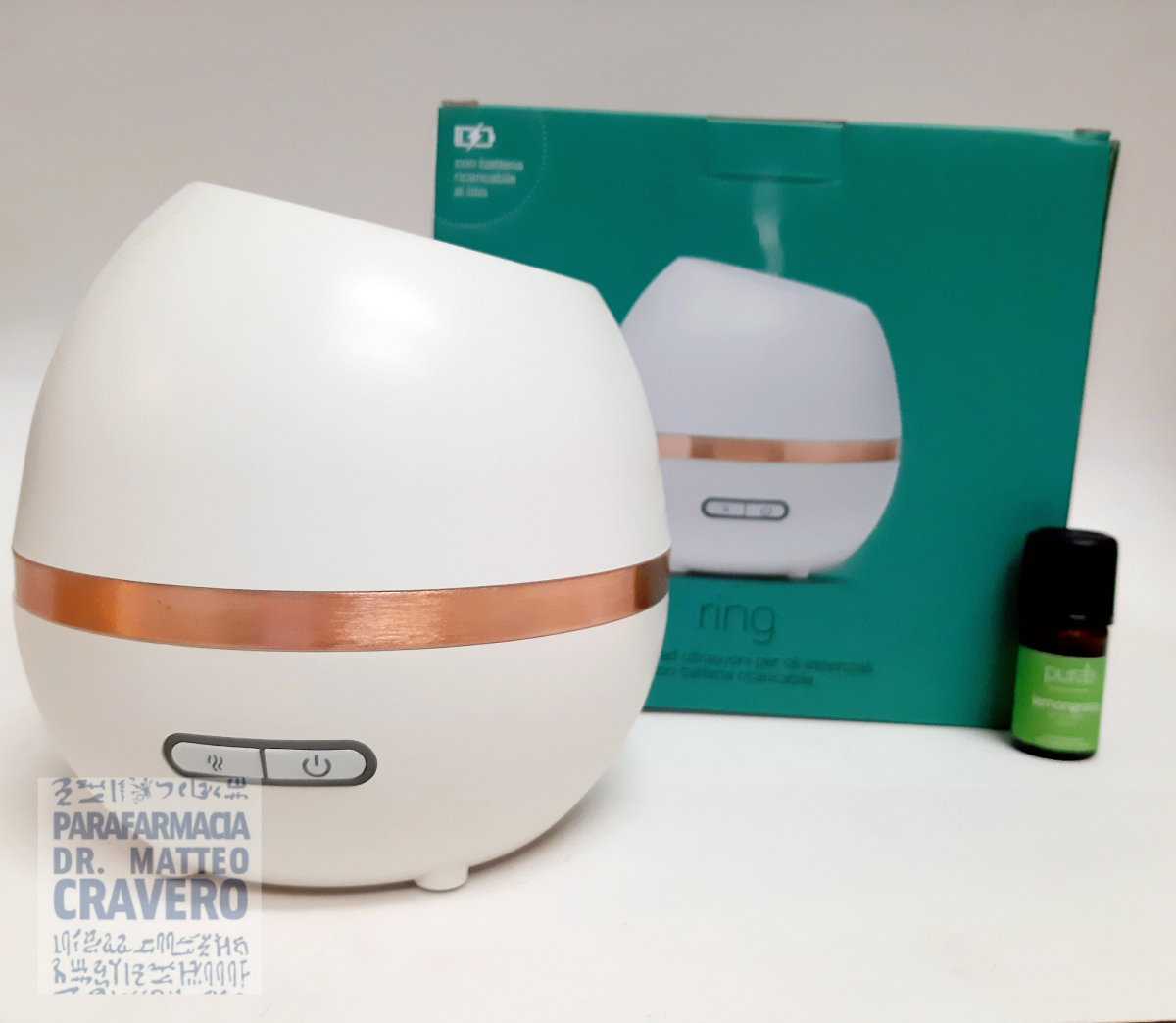Purae Ring Diffusore Ultrasuoni