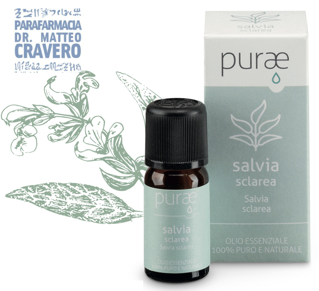 Purae Salvia Sclarea olio essenziale 5ml