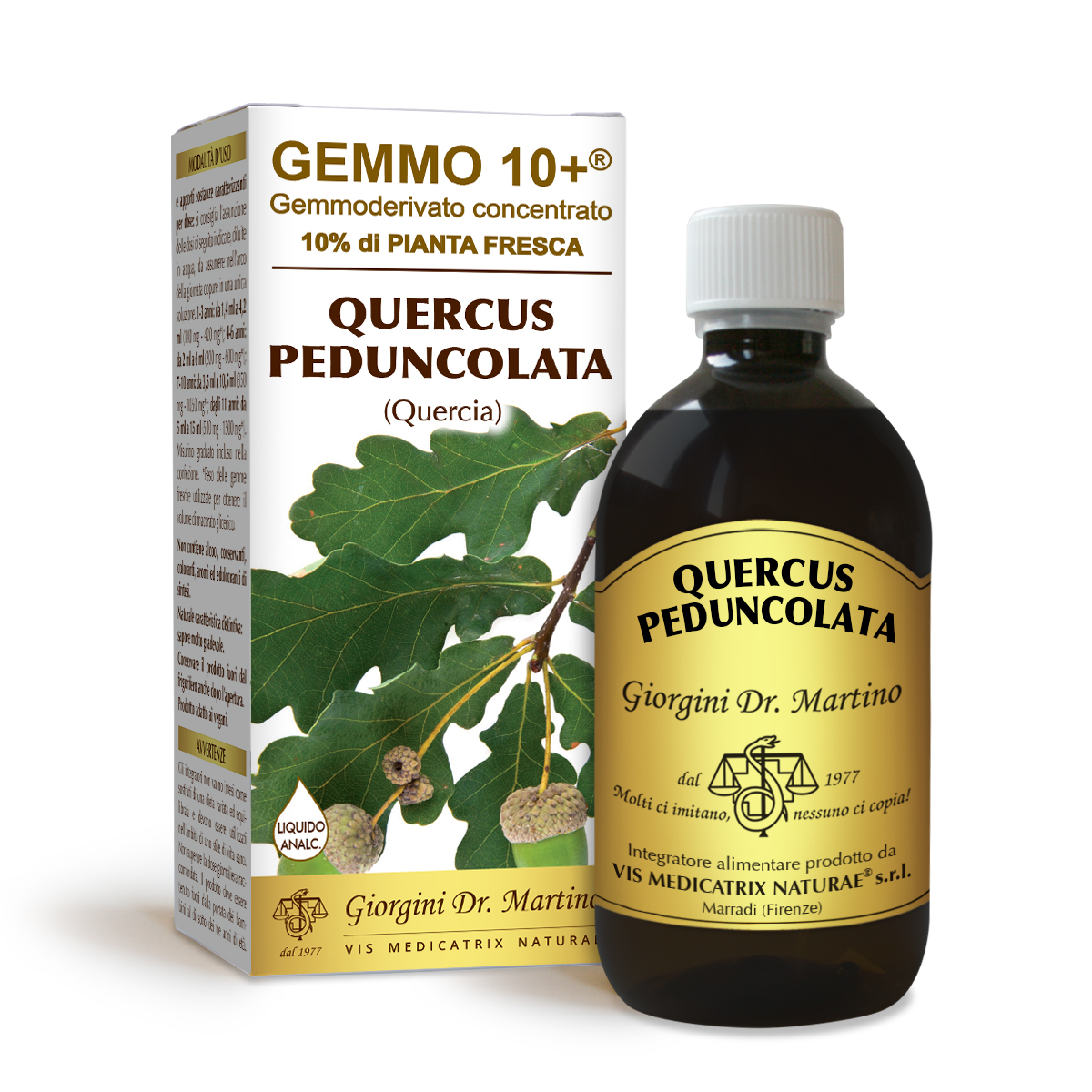 QUERCIA 500ML ANALCOLICO GEMMO 10+