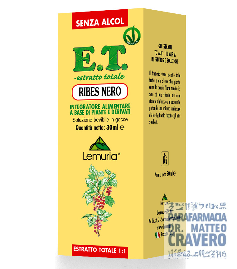 RIBES NERO ESTRATTO TOTALE 30ML
