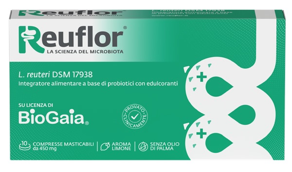 REUFLOR 10 COMPRESSE MASTICABILI