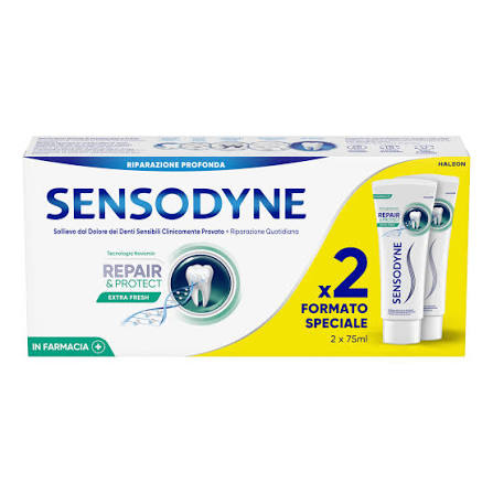 SENSODYNE REPAIR&PROTECT EXTRA FRESH 2 PEZZI