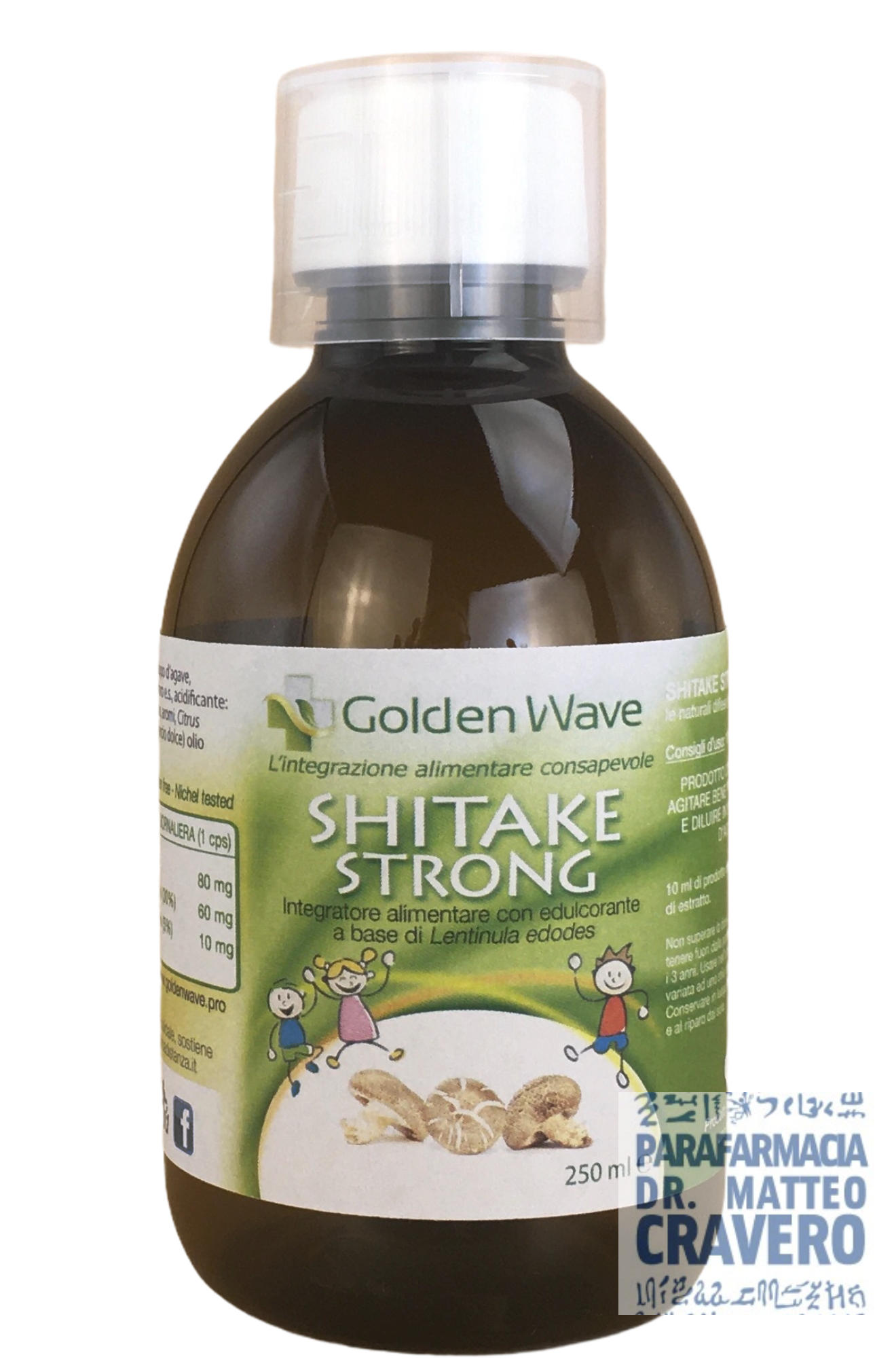 Shitake strong junior 250 ml Golden Wave