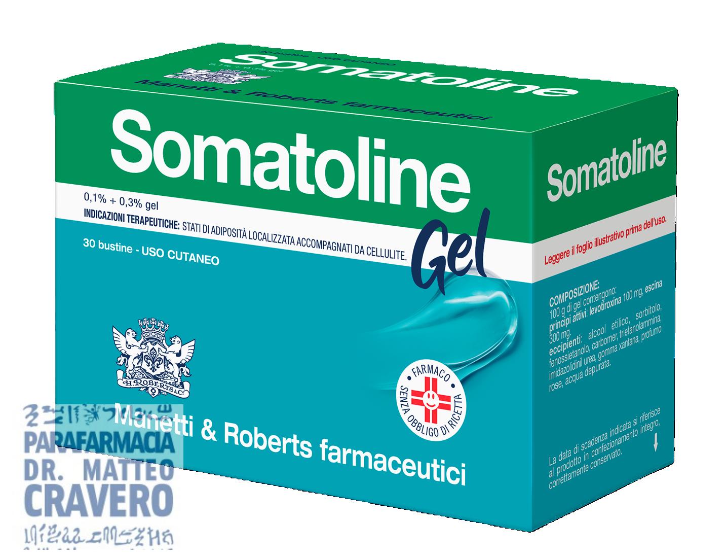 SOMATOLINE GEL 30 BUSTINE 10G
