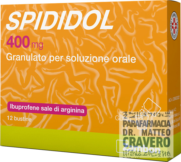 SPIDIDOL 12 BUSTINE 400MG GUSTO ANICE MENTA