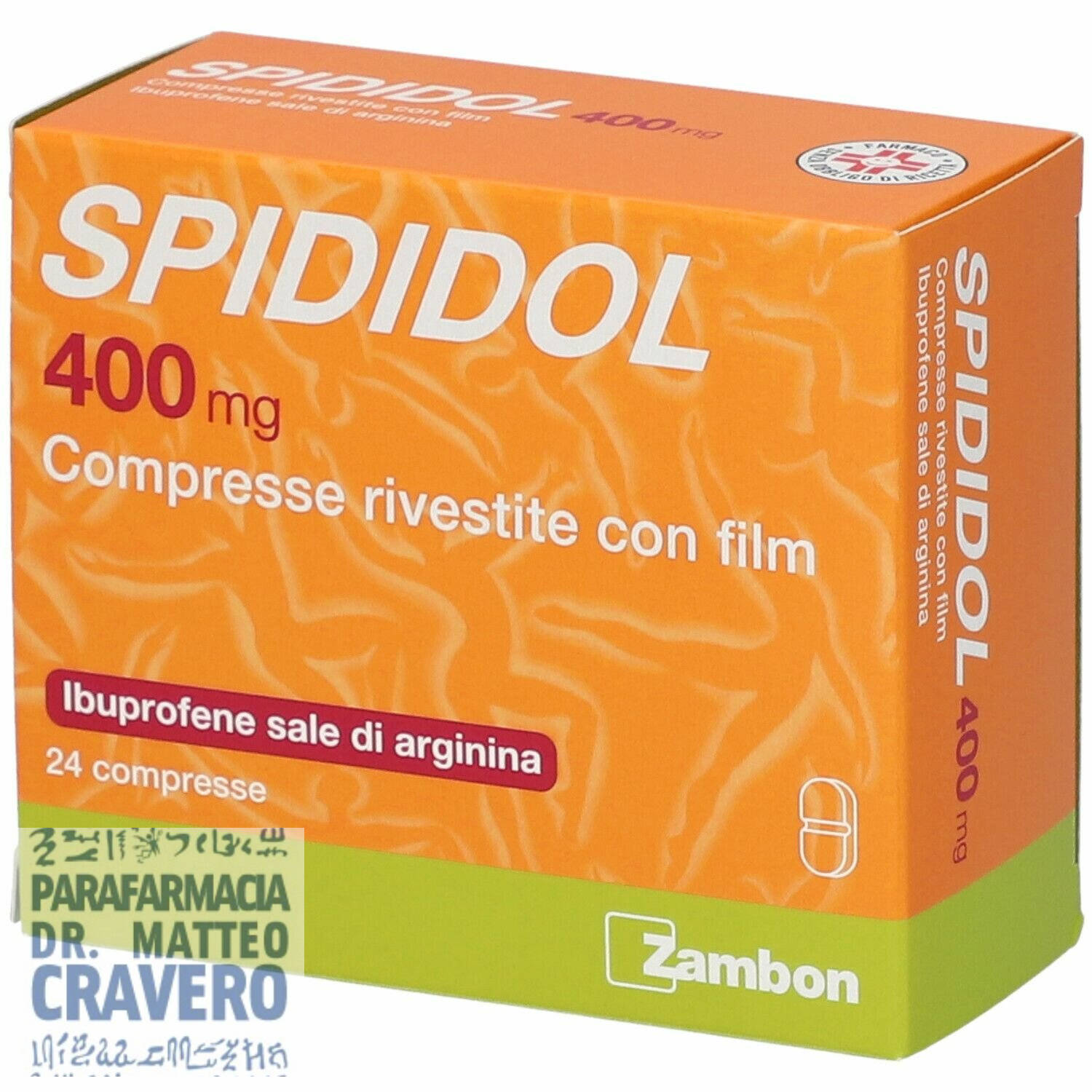 SPIDIDOL 24 COMPRESSE 400MG