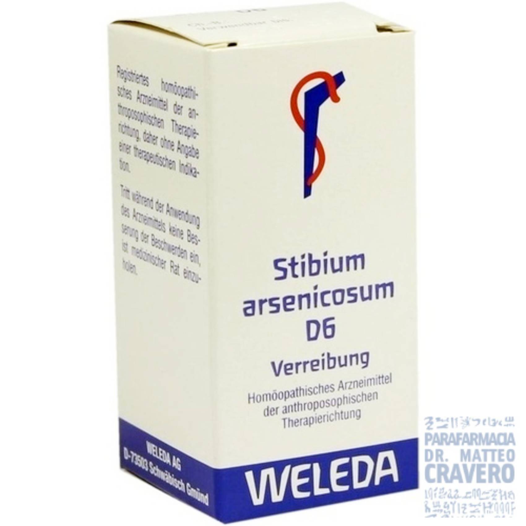Stibium arsenicosum D6 20g polvere