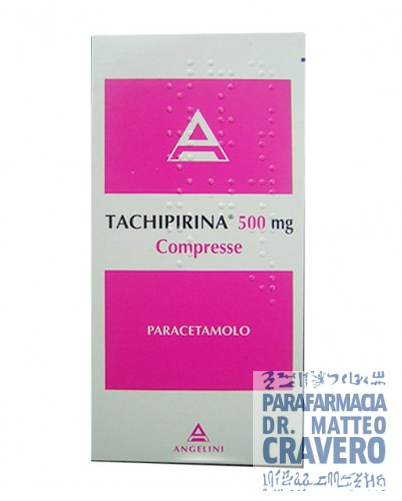 TACHIPIRINA 20 compresse 500mg
