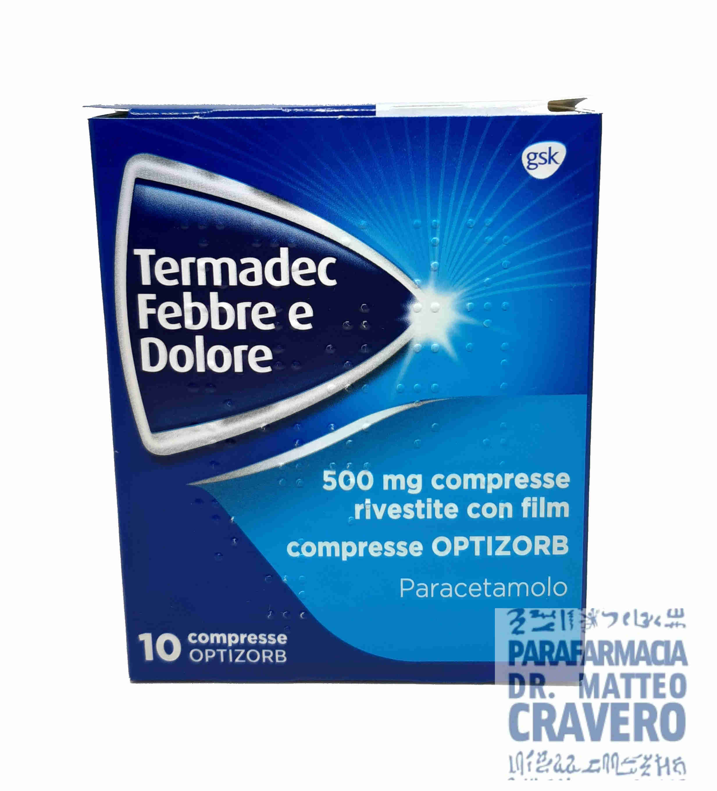 TERMADEC FEBBRE E DOLORE 10 compresse