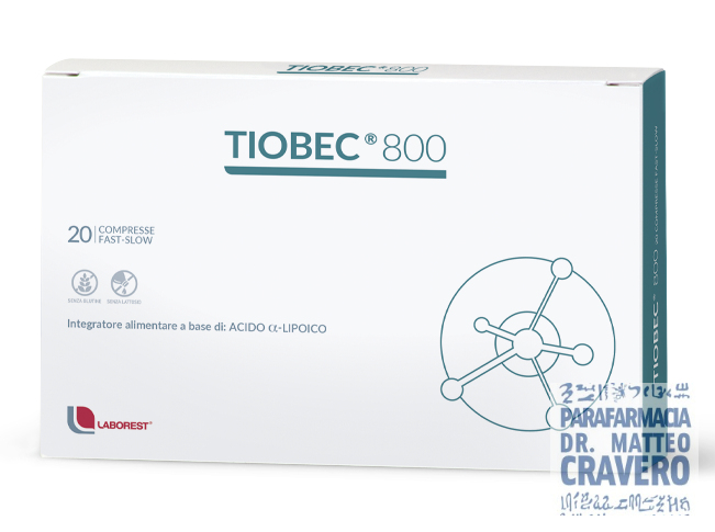 TIOBEC 800 Fast Slow 20 compresse