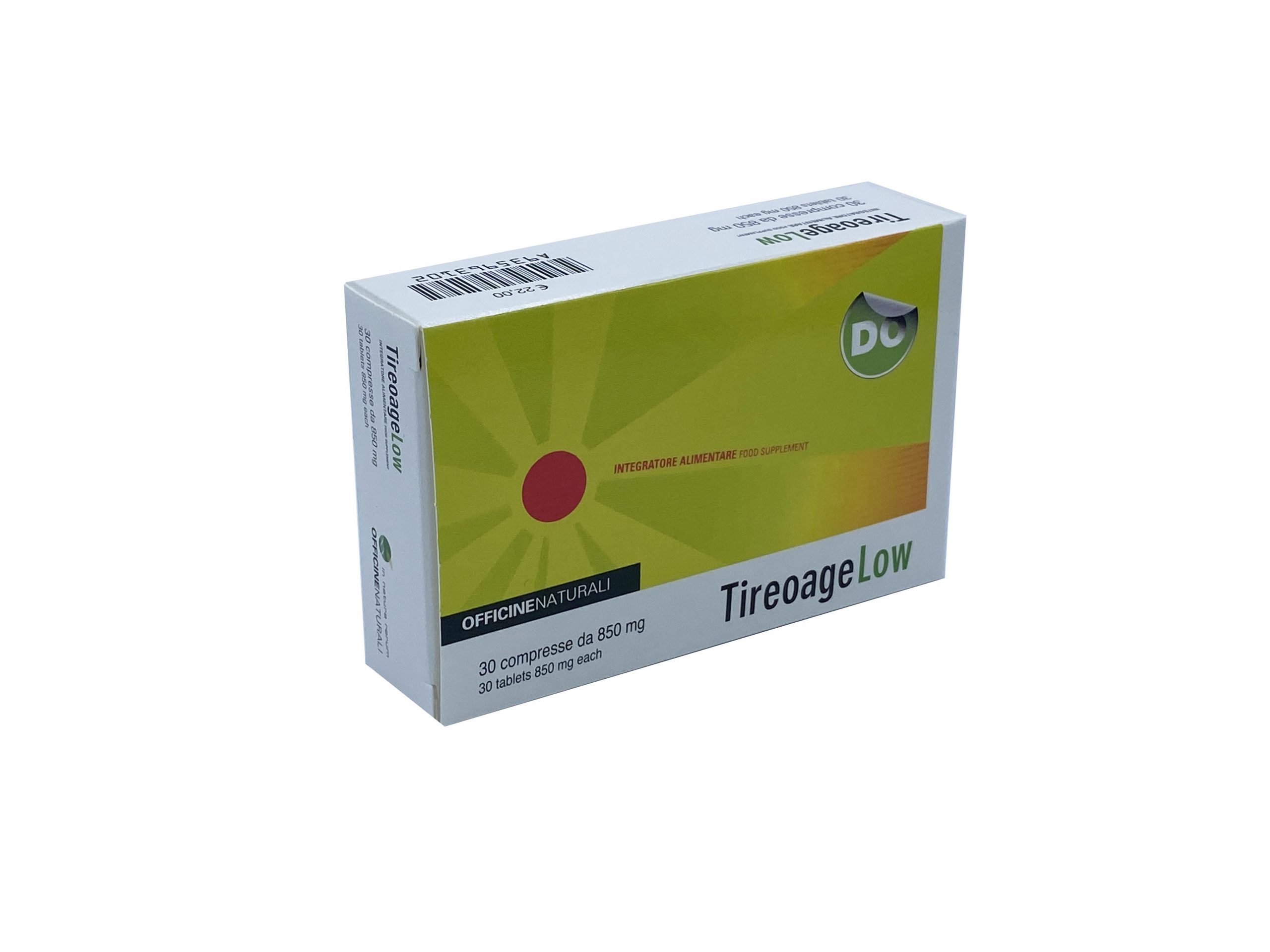 TIREOAGE LOW 30 COMPRESSE 850MG