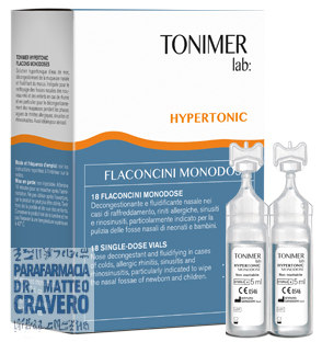 TONIMER LAB HYPERTONIC 18 flaconcini