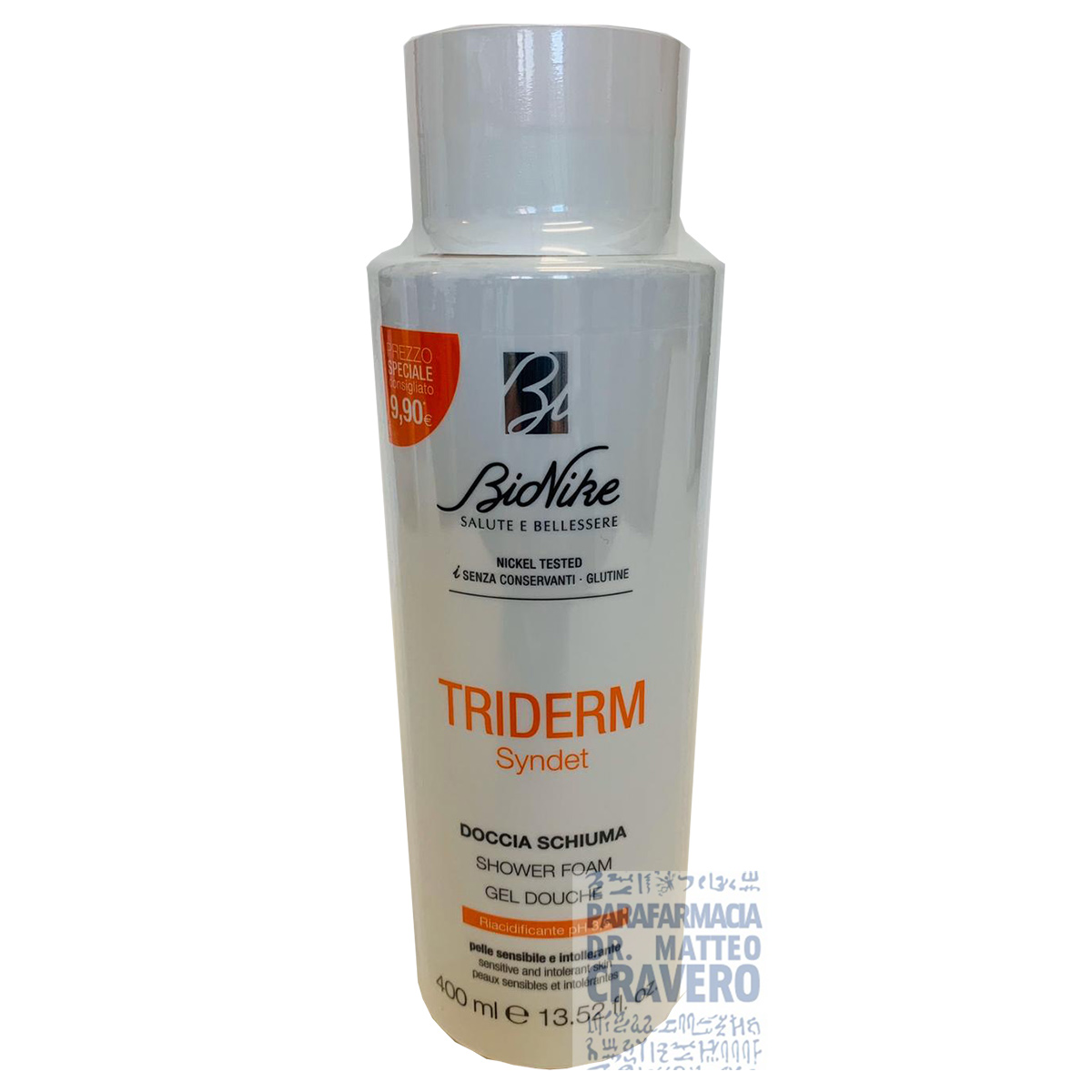 Triderm Doccia Schiuma riacidificante pH 3.5  400ml