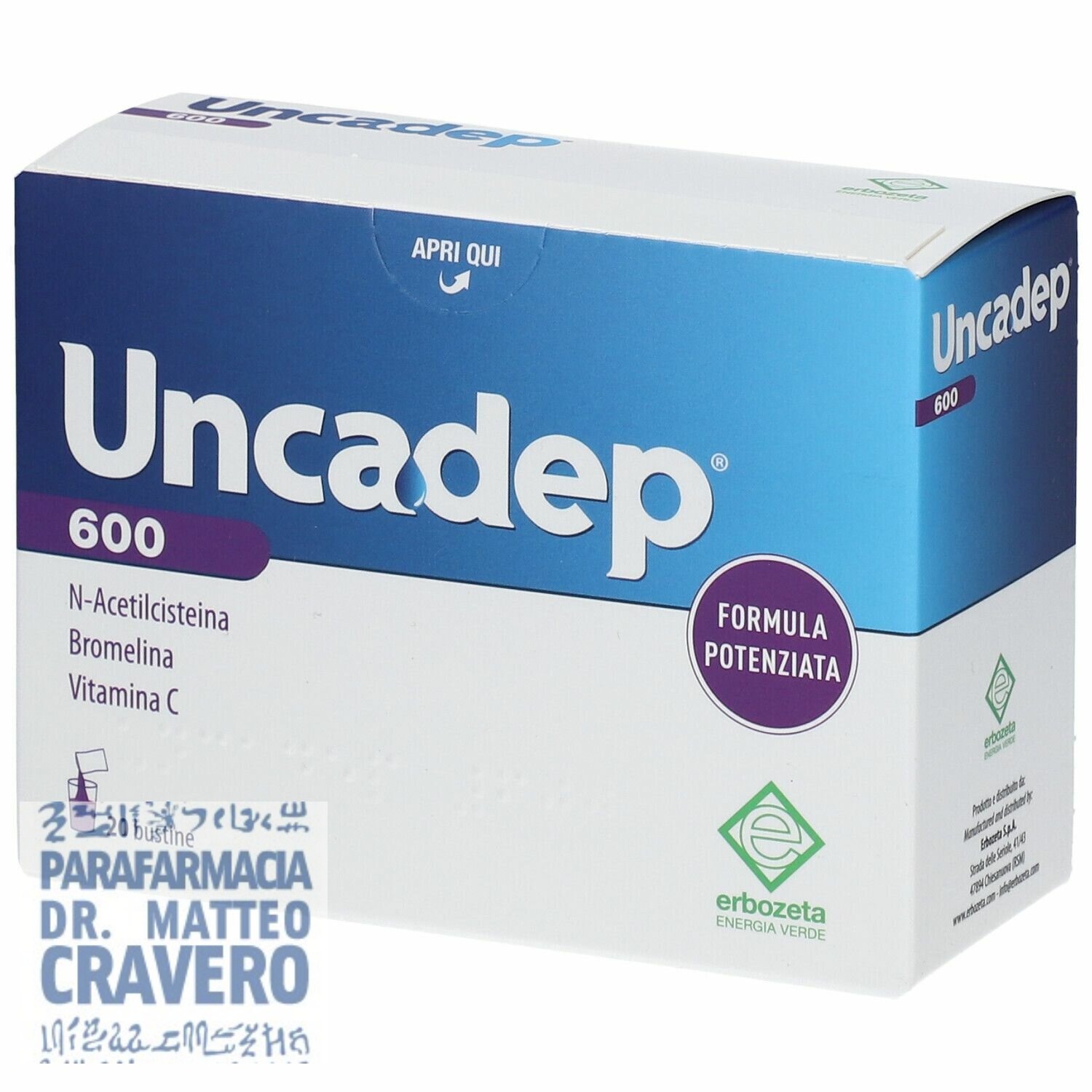 UNCADEP 600 20 bustine