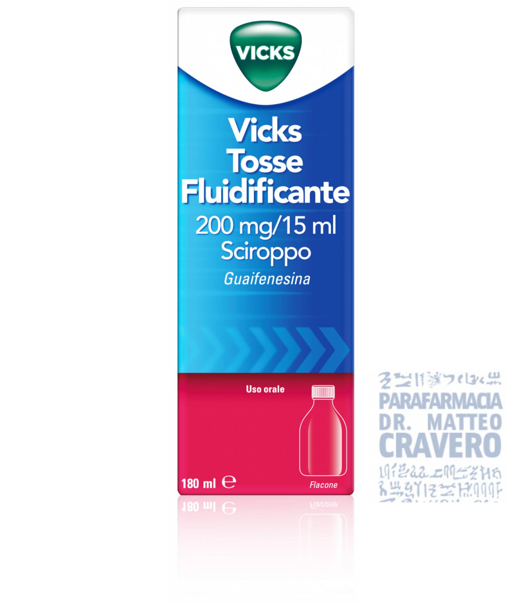 Vicks Tosse Fluidificante 180ml Sciroppo