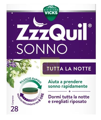 VICKS ZZZQUIL SONNO TUTTA 28 COMPRESSE