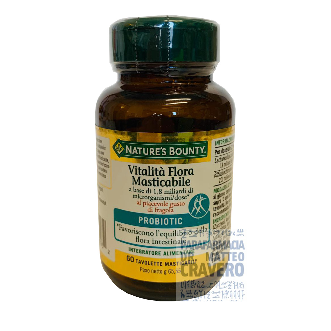 Vitalità Flora 60 tavolette masticabili