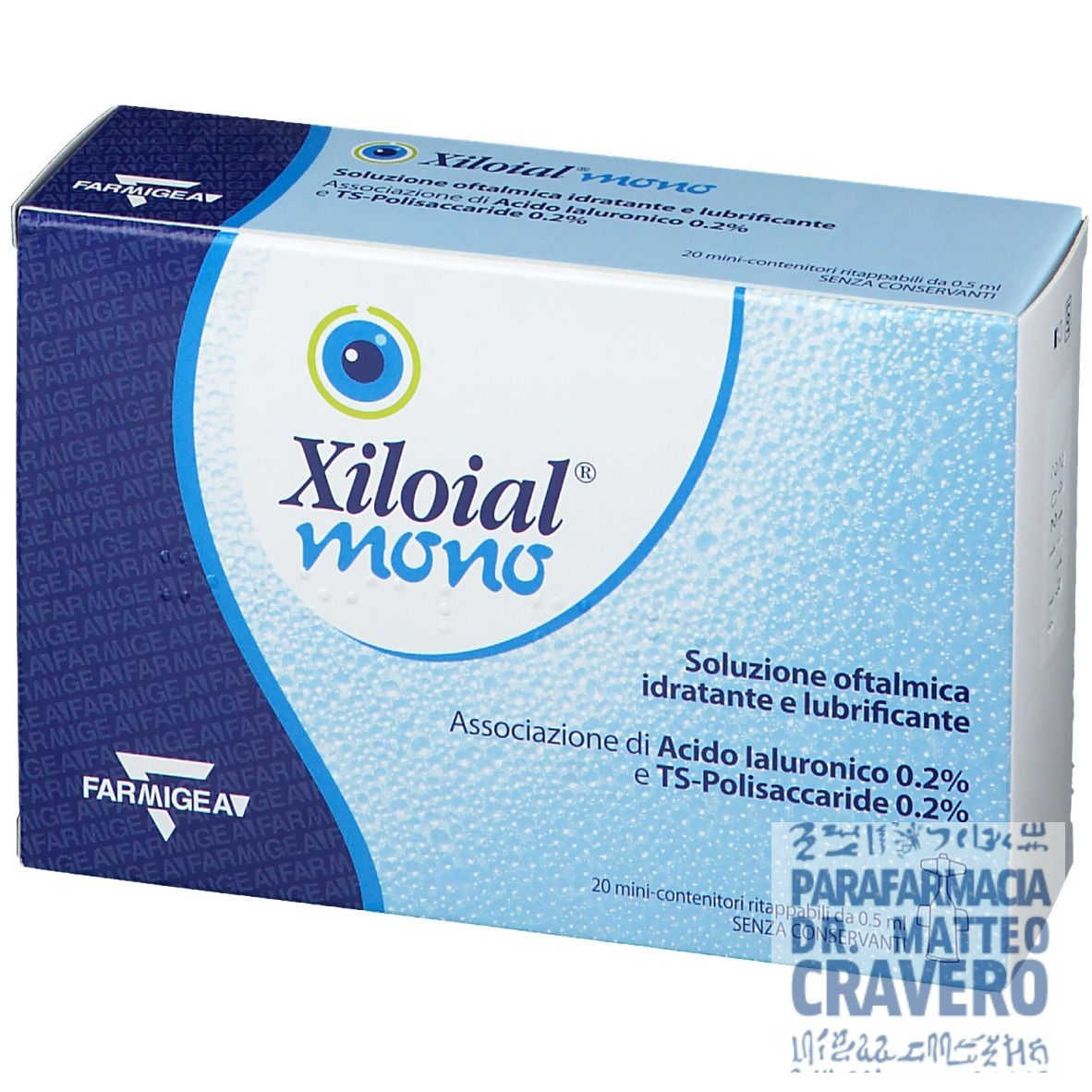 XILOIAL MONO OCCHI 20 flaconcini 0,5ML