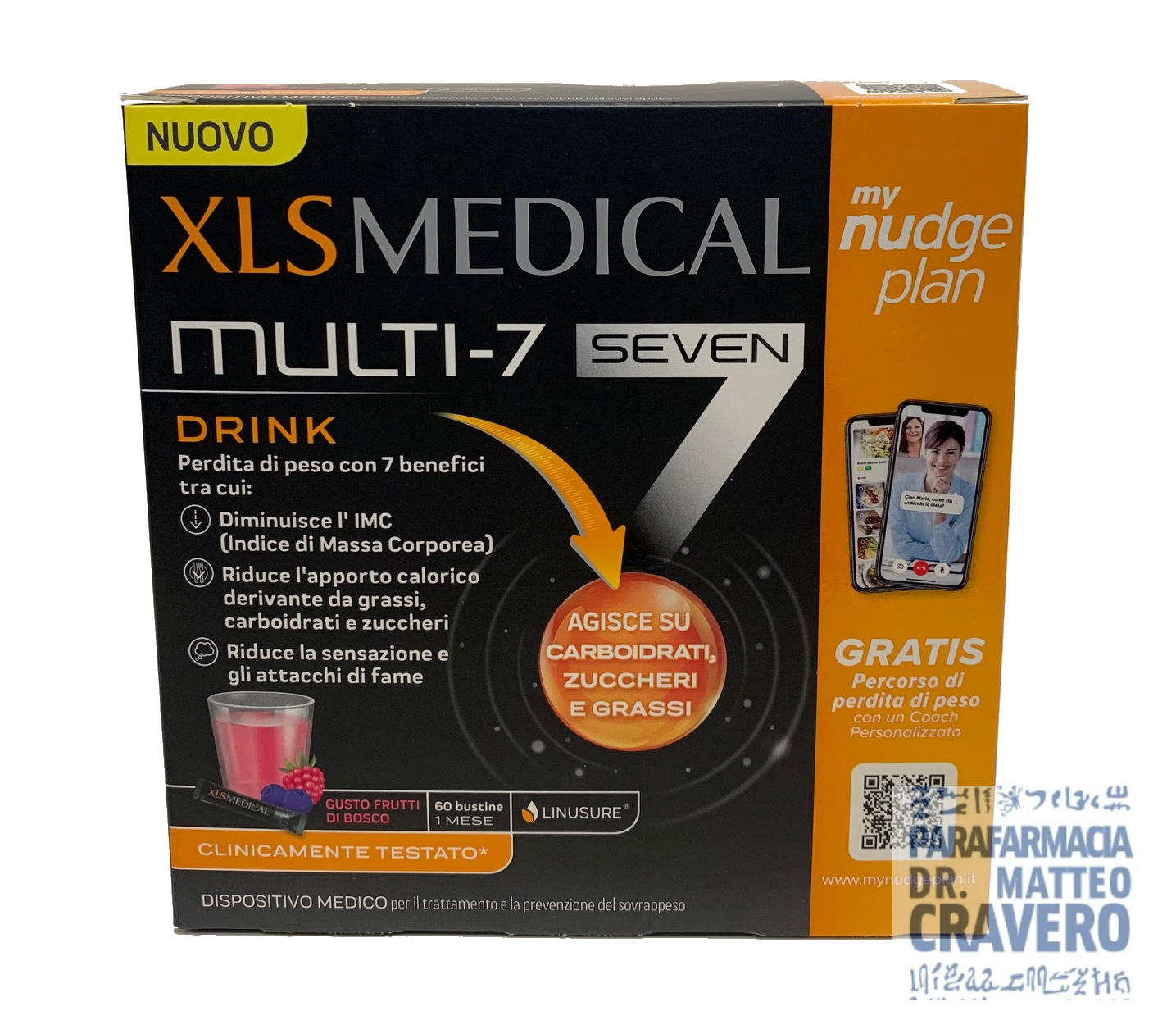 XLS MEDICAL MULTI 7 DRINK 60 BUSTINE