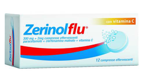 ZERINOLFLU 12 COMPRESSE EFFERVESCENTI