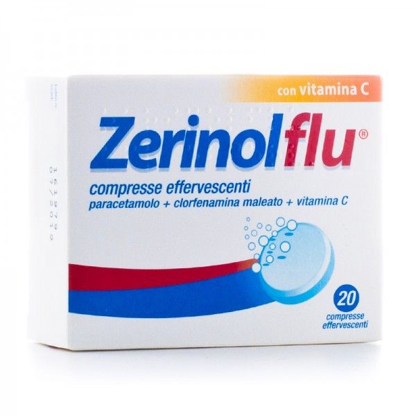 ZERINOLFLU 20 COMPRESSE EFFERVESCENTI