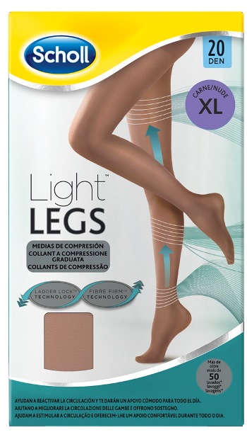 SCHOLL LIGHTLEGS 20 DEN XL NUDE