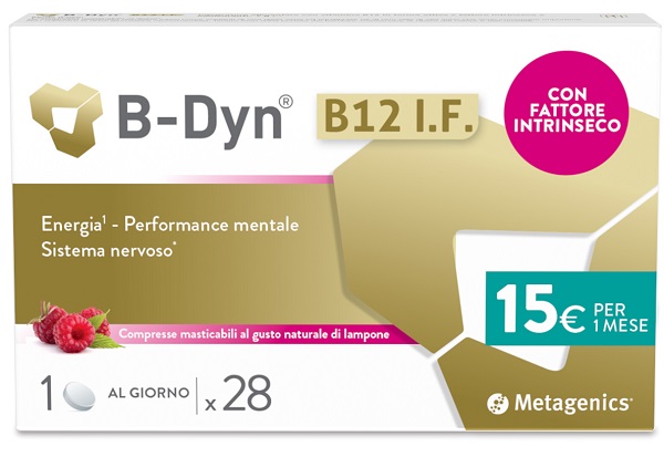 B DYN B12 IF 28 COMPRESSE MASTICABILI