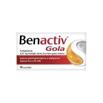 BENACTIV GOLA 16 Pastiglie arancia senza zucchero