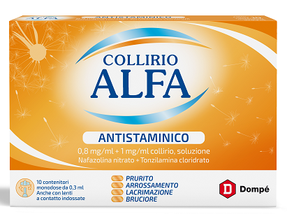 COLLIRIO ALFA ANTISTAMINICO 10 FLACONCINI MONODOSE