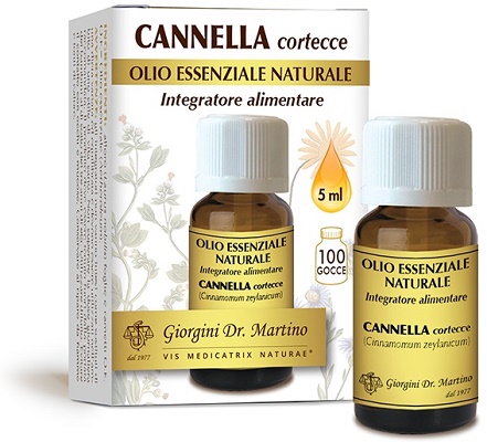 CANNELLA CORTECCE OLIO ESSENZIALE NATURALE 5ML