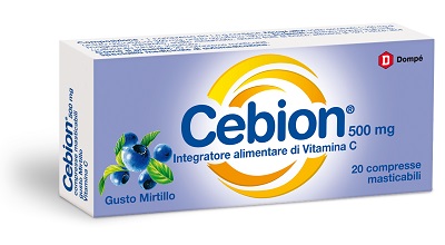CEBION MASTICABILE MIRTILLO VITAMINA C 20 COMPRESSE